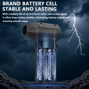X11Pro Turbo Air Blower – 990000RPM Brushless Fan with 10000mAh Power & Kit