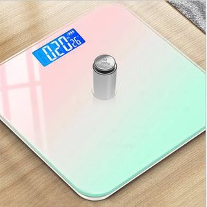 Digital Bathroom Scale Glass LED Display Body Weight Scale Smart Electronic Balance