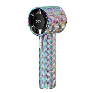 High-Speed Handheld Fan 199-Speed Type-C Rechargeable Digital Display