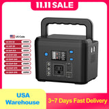 200W Portable Power Station 120Wh Backup Lithium Battery AC DC USB Outdoor Camping