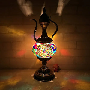 Turkish Retro Coffee Pot LED Desk Lamp Decorative Night Light Home Decor