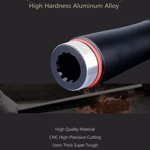 Aluminum Alloy Waterproof LED Flashlight with Bat-Style Handle – Super Bright Light