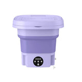 8L Portable Foldable Mini Washing Machine with Spin Dryer
