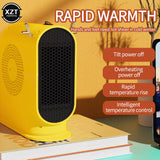 500W Desktop Electric Heater Smart Thermostat Fan Heater Fast Heating for Home