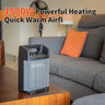 1500W Electric Space Heater – Utility Heater 5120 BTU with Thermostat Control