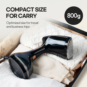 1500W Handheld Garment Steamer 3 Steam Levels Fast Heat Up Travel Home