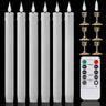 Flameless LED Taper Candles with Remote Flickering Battery Operated Set