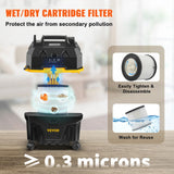 15L Wet Dry Vacuum Cleaner 1200W Strong Suction Air Blower for Car Home