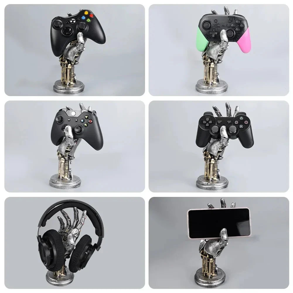 Cyberpunk Controller Stand Resin Holder for PS5 PS4 Xbox Switch Gamepad Display