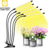 USB LED Grow Light Full Spectrum Clip Plant Lamp 3000K with Timer Control