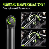 3/8 Inch Cordless Electric Ratchet Wrench Variable Speed 400RPM Extended