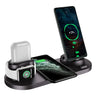 6-in-1 Wireless Charging Station Fast Charger Dock for iPhone 15 14 13 Pro Max