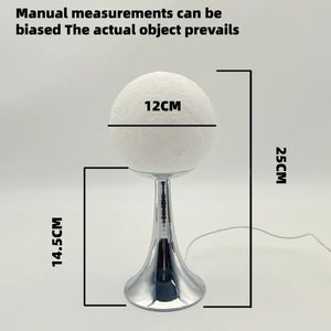 Glass Round Table Lamp Home Bedroom Desk Night Light Atmosphere Bedside Lamp