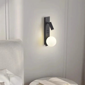 Minimalist LED Wall Sconce Italian Style Bedroom Bedside Living Room Light