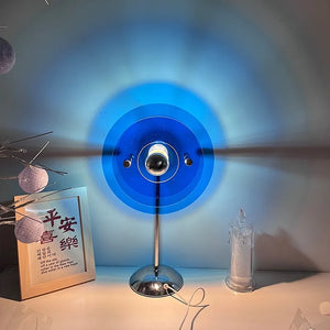 Sunset Projection Lamp Rainbow LED Night Light USB Photography Wall Decor