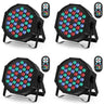 RGB Par Lights 36LED Stage Lighting – DMX512 Uplights for DJ, Party, Wedding Events