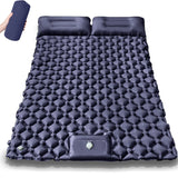 2025 Upgrade Double Air Mattress Camping Inflatable Bed Built-in Pump Waterproof