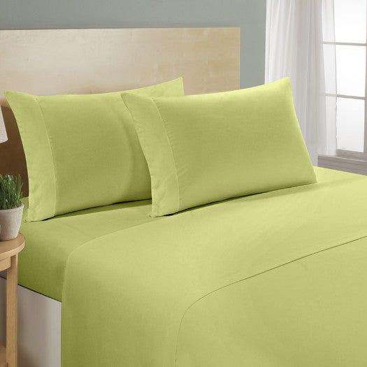 Beautiful Moss Bed Sheets Stripes Extra Deep Pocket 1000-1200 TC Organic  Cotton