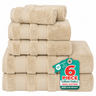 Salem 6 Piece 100% Cotton Luxury Turkish Bath Towel Set