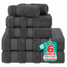 Salem 6 Piece 100% Cotton Luxury Turkish Bath Towel Set