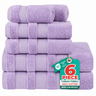 Salem 6 Piece 100% Cotton Luxury Turkish Bath Towel Set