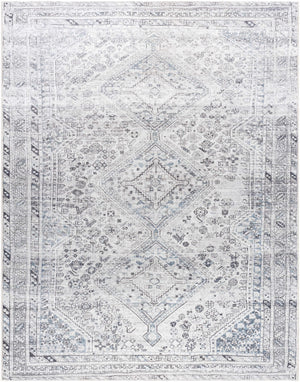 Barny Gray Denim Washable Rug