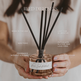 Hello Fall Tinted Glass Jar Reed Diffuser