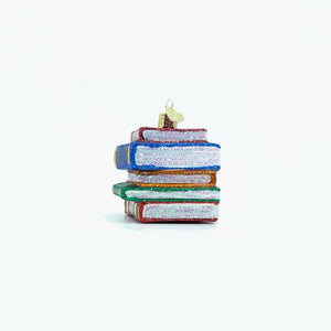 Stack Of Books Ornament