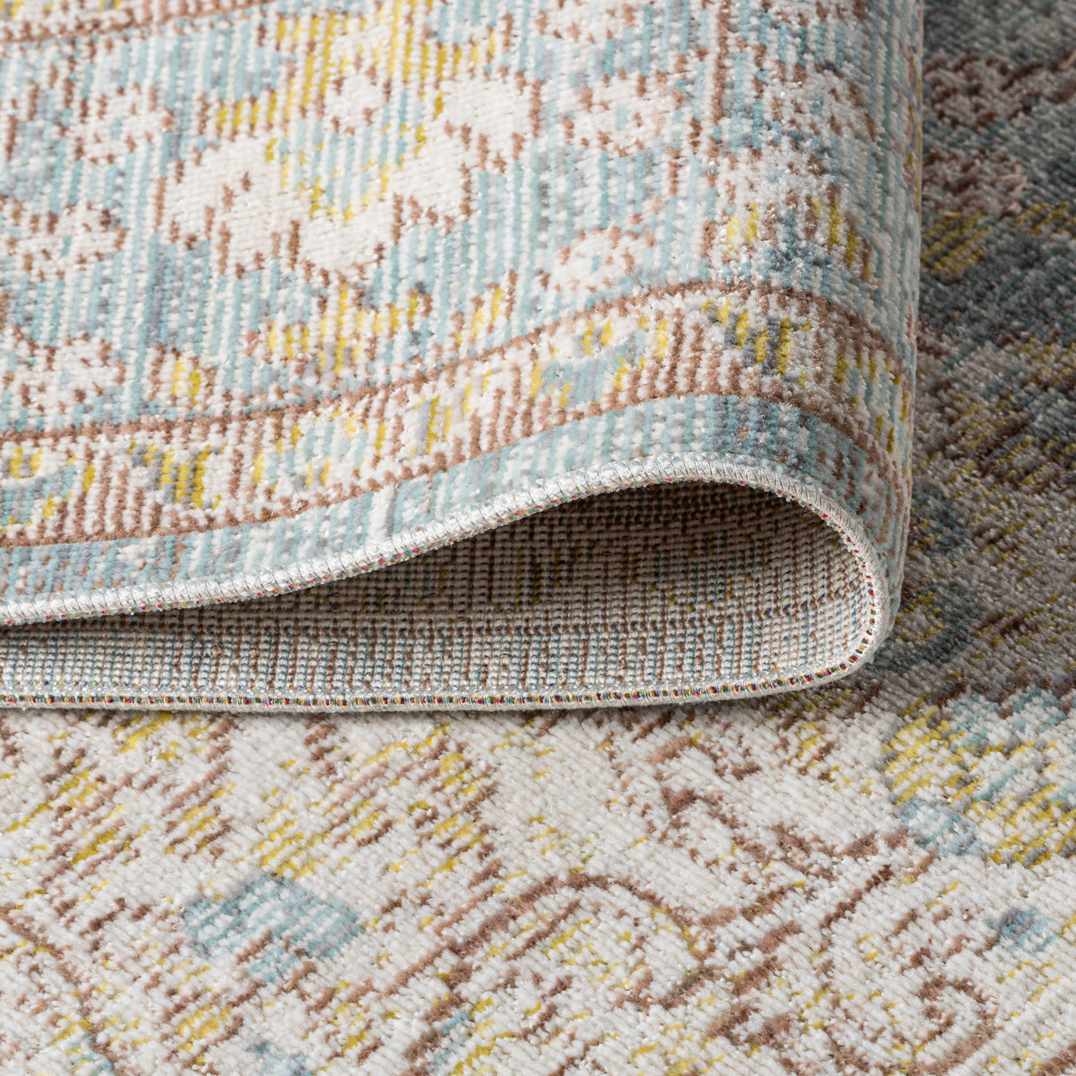 Goa Floral Medallion Traditional Area Rug