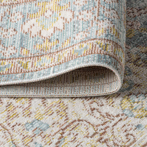 Goa Floral Medallion Traditional Area Rug