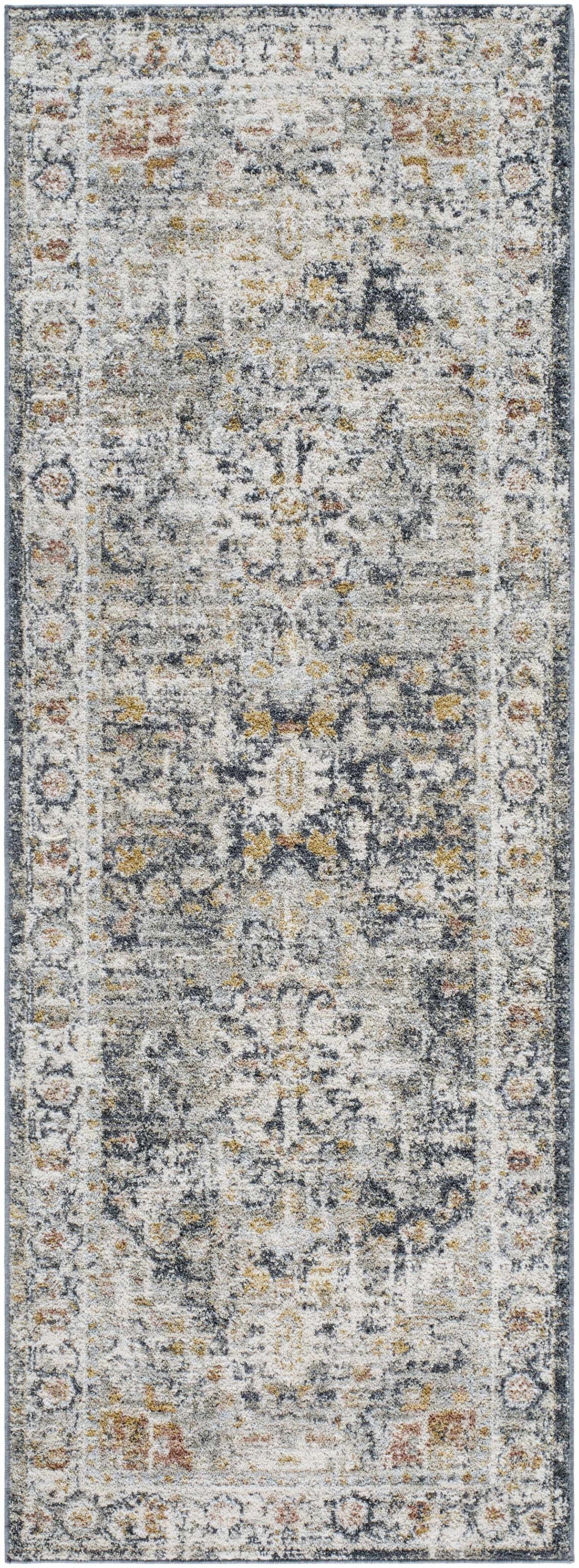 Ivria Navy & Rust Area Rug
