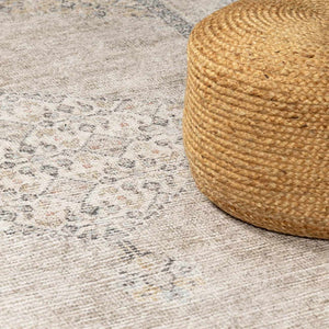 Lila Medallion Off-White Area Rug