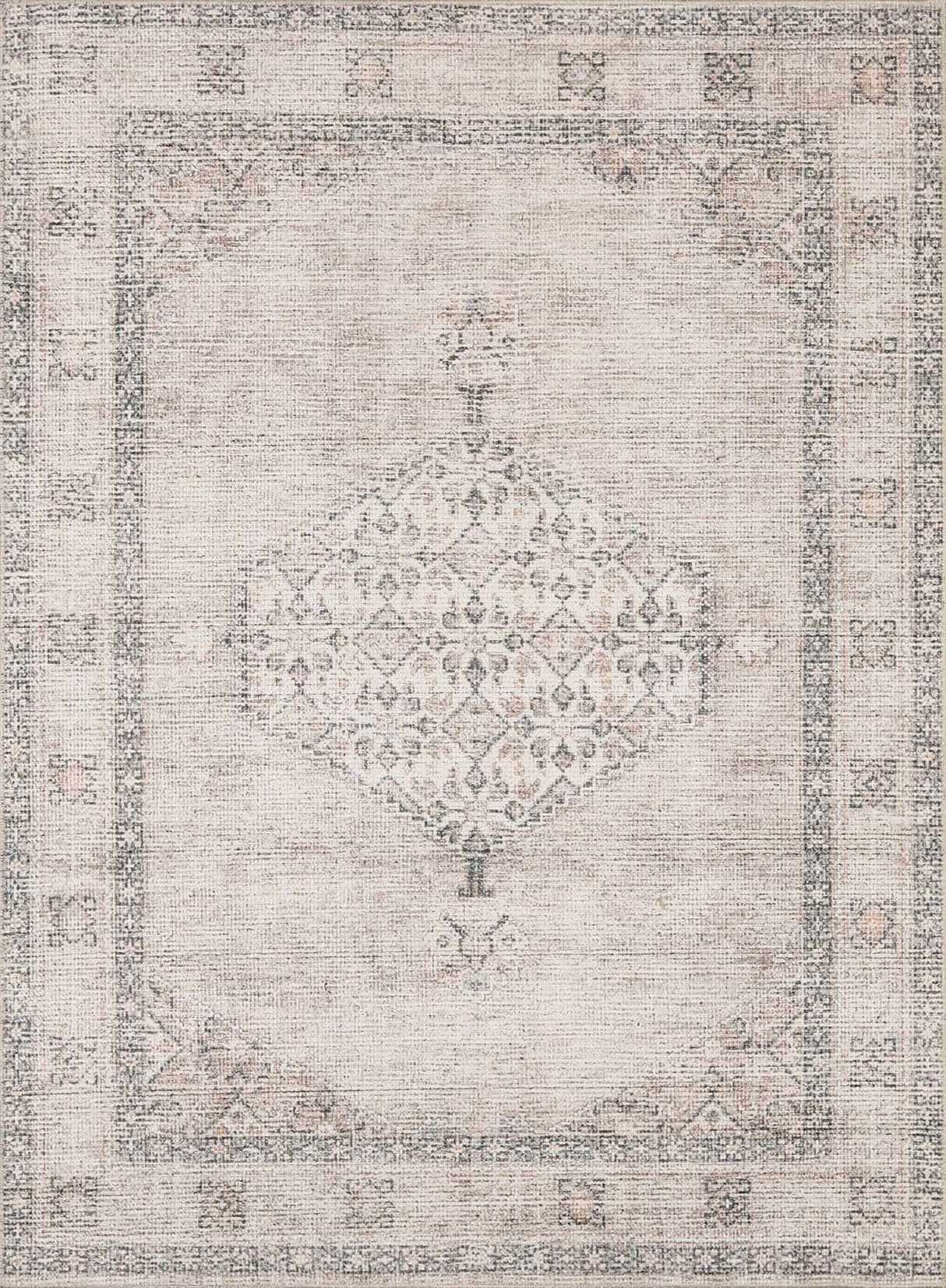 Lila Medallion Brown Area Rug