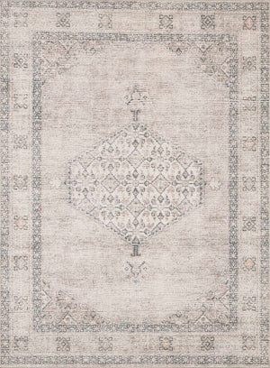 Lila Medallion Brown Area Rug