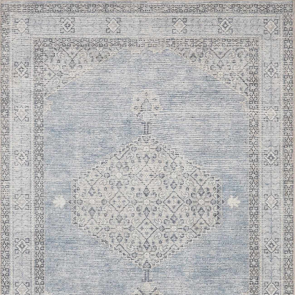 Lila Medallion Denim Area Rug
