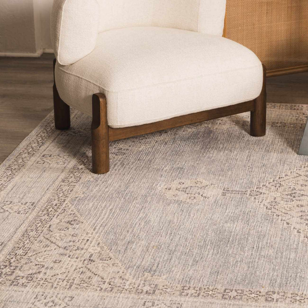 Lila Medallion Denim Area Rug