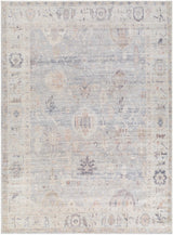 Marlene Damask Cream & Blue Area Rug - Becki Owens x Livabliss