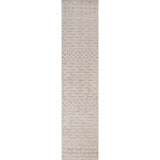 Xlendi High-Low Pile Moroccan Geometric Indoor/Outdoor Runner Rug
