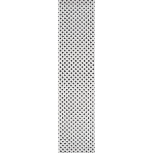 Rabat High-Low Pile Mini-Diamond Trellis Indoor/Outdoor Runner Rug