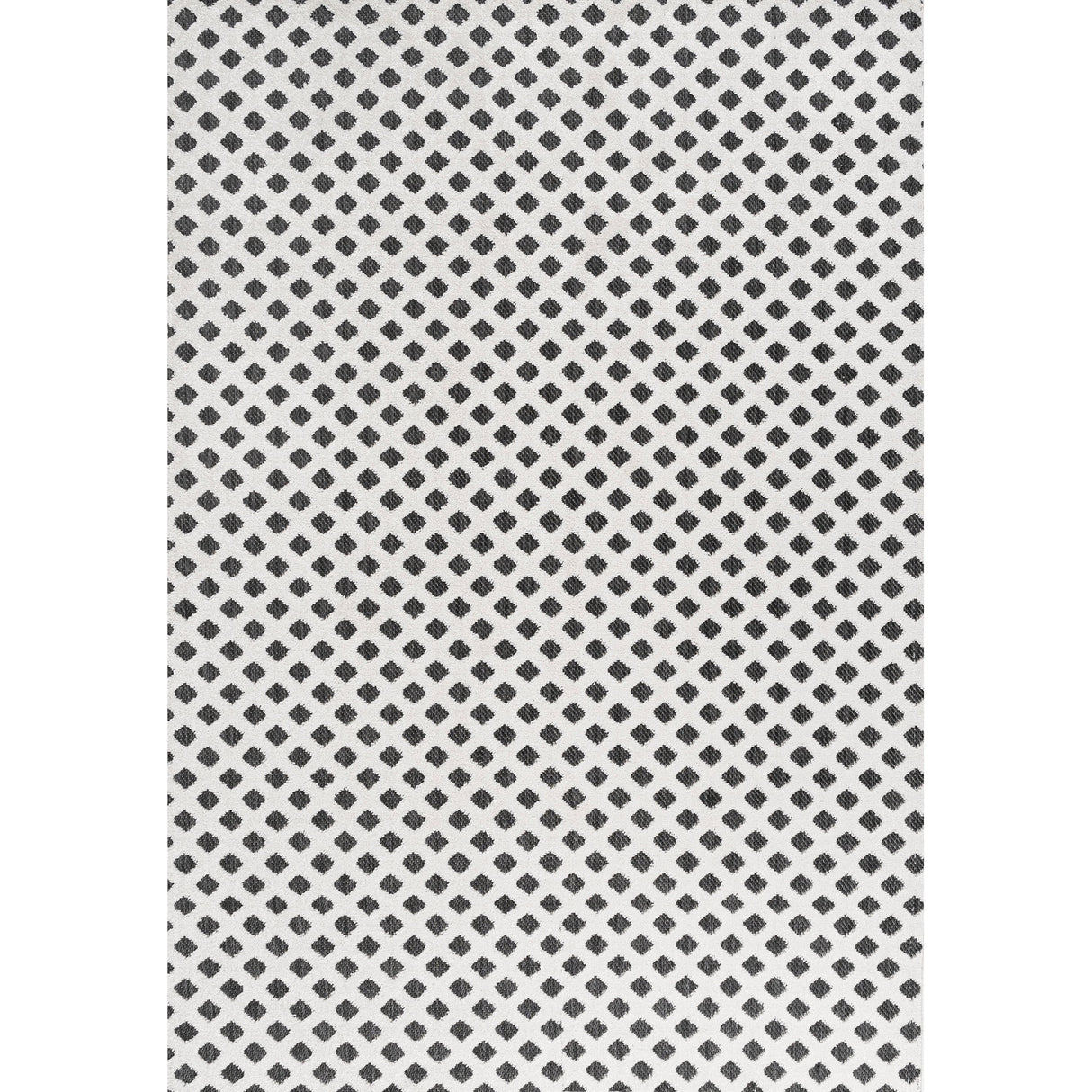 Rabat High-Low Pile Mini-Diamond Trellis Indoor/Outdoor Area Rug