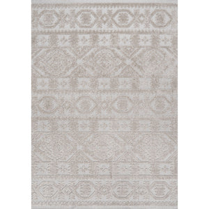 Rabat High-Low Pile Mini-Diamond Chic Indoor/Outdoor Area Rug