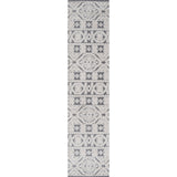 Rabat High-Low Pile Mini-Diamond Chic Indoor/Outdoor Runner Rug