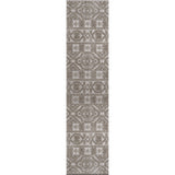 Rabat High-Low Pile Mini-Diamond Chic Indoor/Outdoor Runner Rug