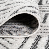 Jordan High-Low Pile Art Deco Geometric Indoor/Outdoor Runner Rug