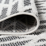 Ararat High-Low Pile Moroccan Diamond Modern Indoor/Outdoor Area Rug