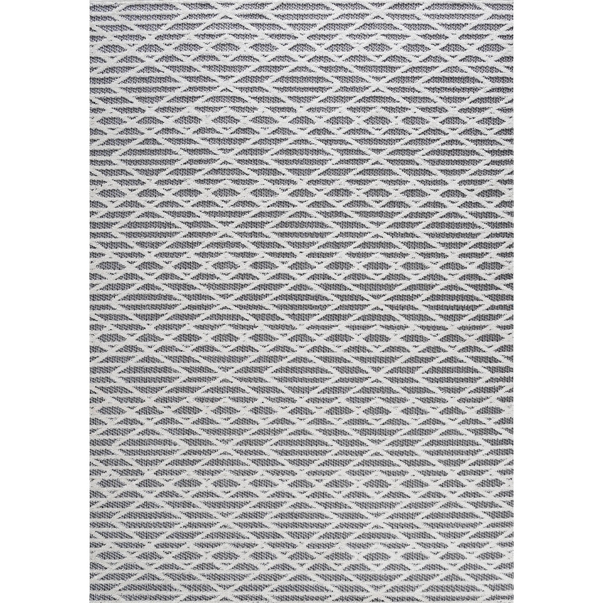 Ararat High-Low Pile Moroccan Diamond Modern Indoor/Outdoor Area Rug