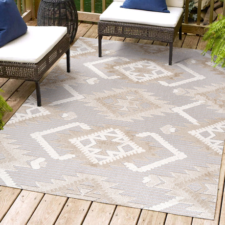 Sumak-High-Low-Pile-Neutral-Diamond-Kilim-Indoor/Outdoor-Area-Rug-Area-Rugs
