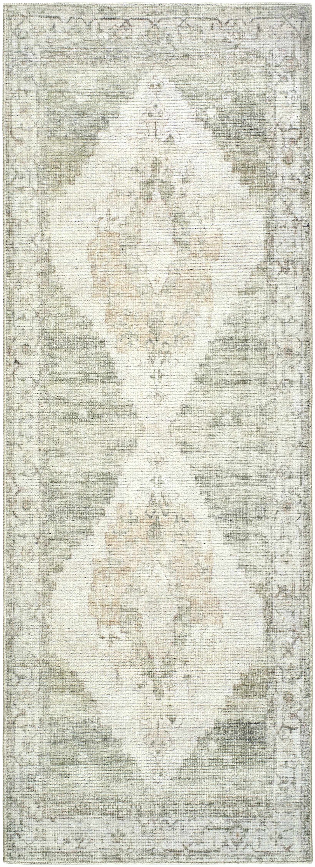 Luca Medallion Olive Area Rug