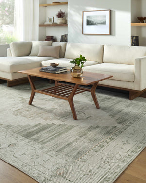 Luca Medallion Sage Area Rug