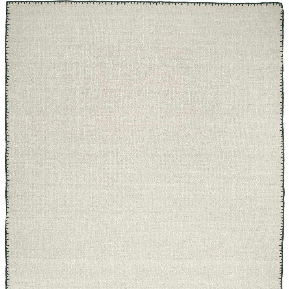 Ayumu Off White Hand Woven Wool Area Rug